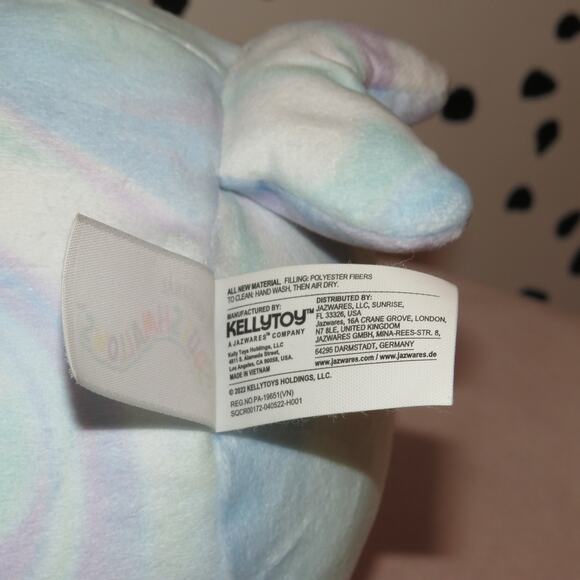 Kellytoy Squishmallows Laslow the Beluga Whale Plush Stuffed Toy - Picture 5 of 6